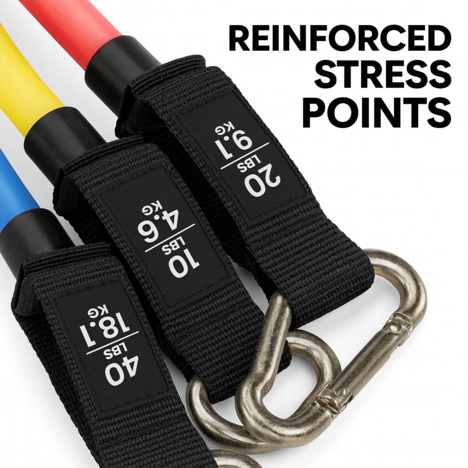 Thorza 11-Piece Full Body Strength Training with Resistance Bands Set