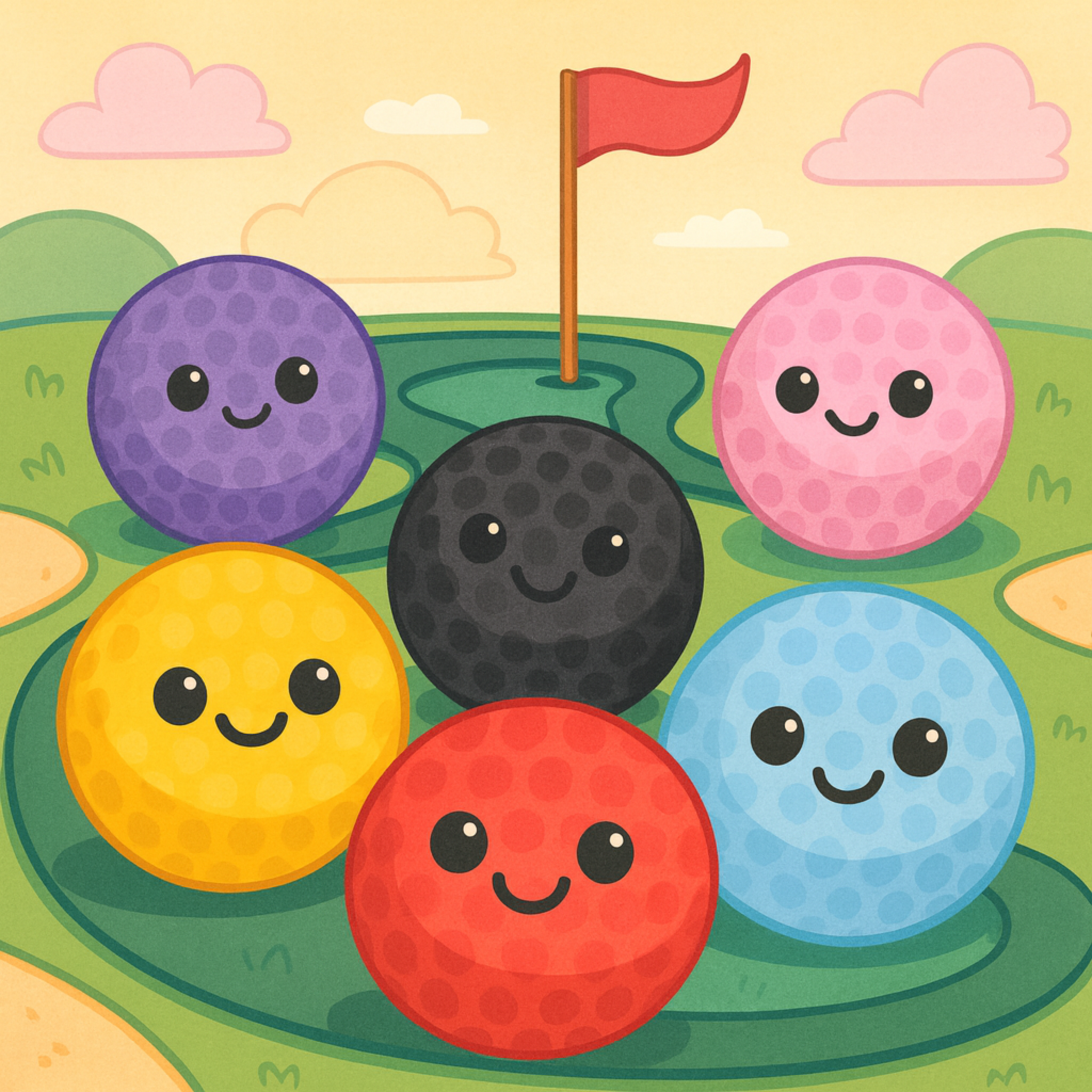 Thorza Colored Golf Balls