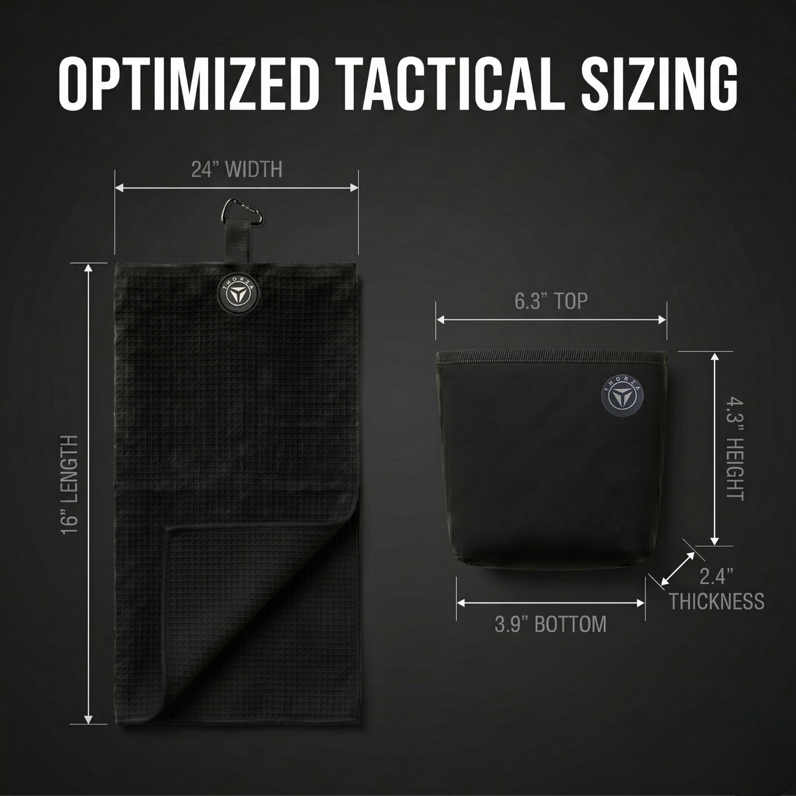 Thorza Premium Magnetic Golf Towel