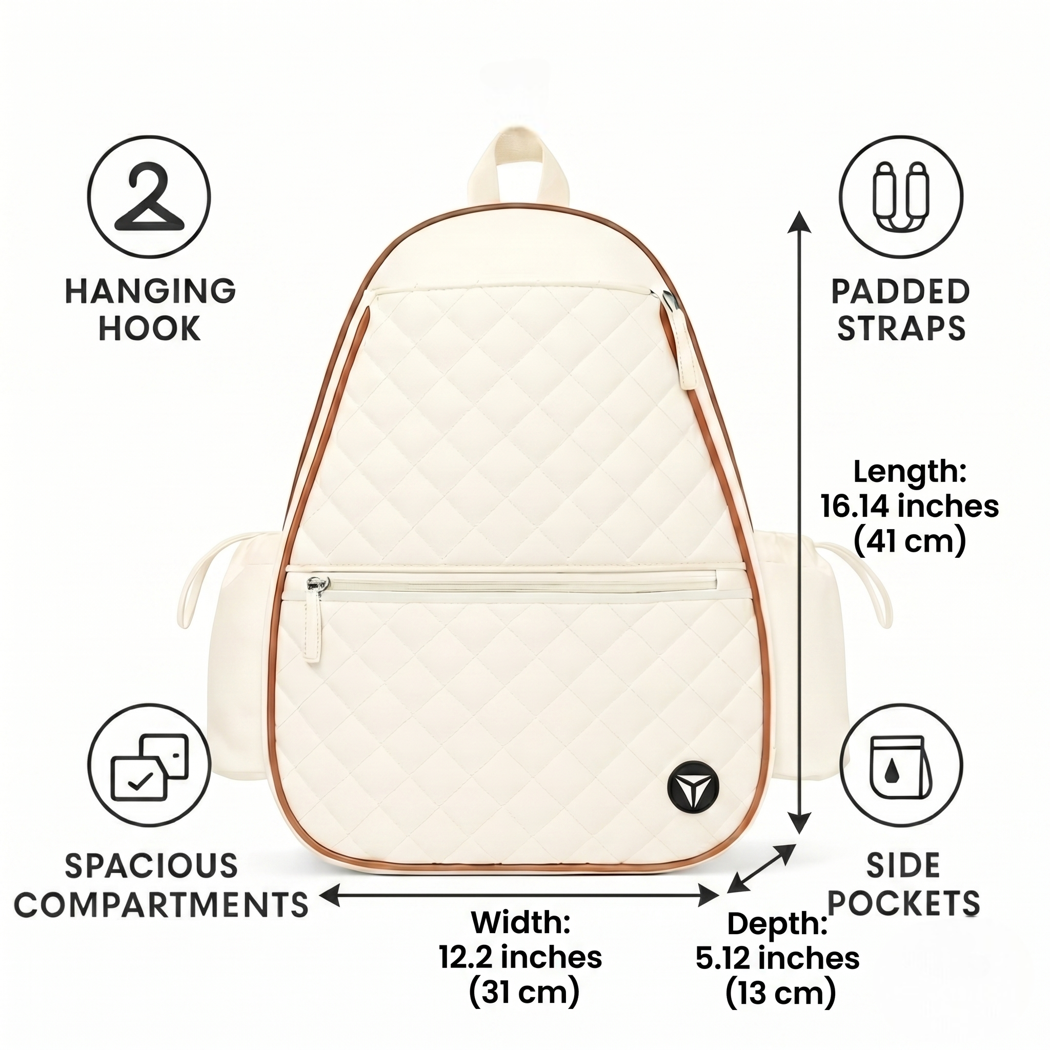 Thorza Tennis & Pickleball Backpack for Women & Men