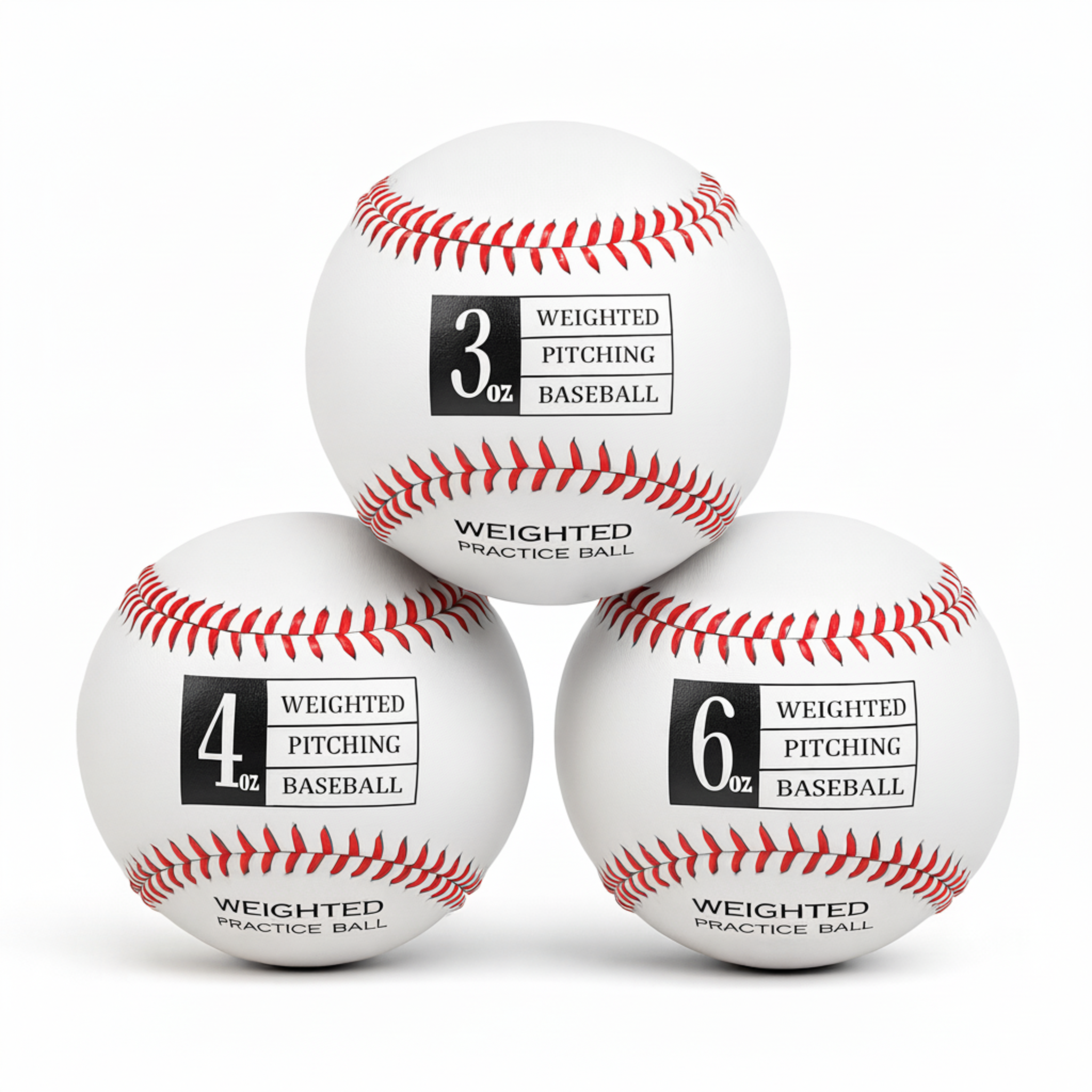 Baseballs - 3 PACK (3/4 and 6oz)