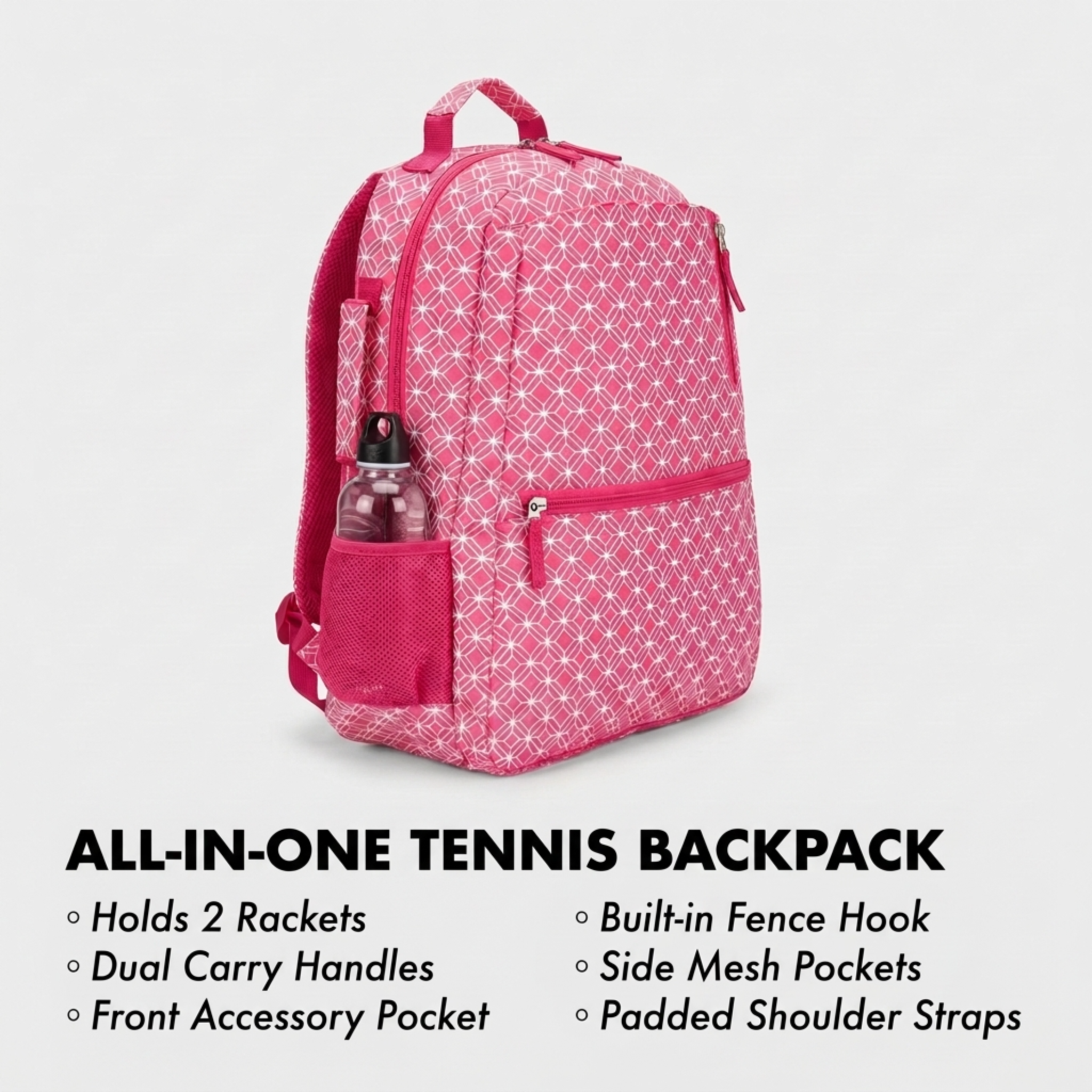Thorza Tennis Racket Backpack for Women