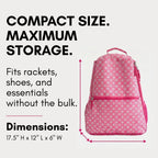 Thorza Tennis Racket Backpack for Women