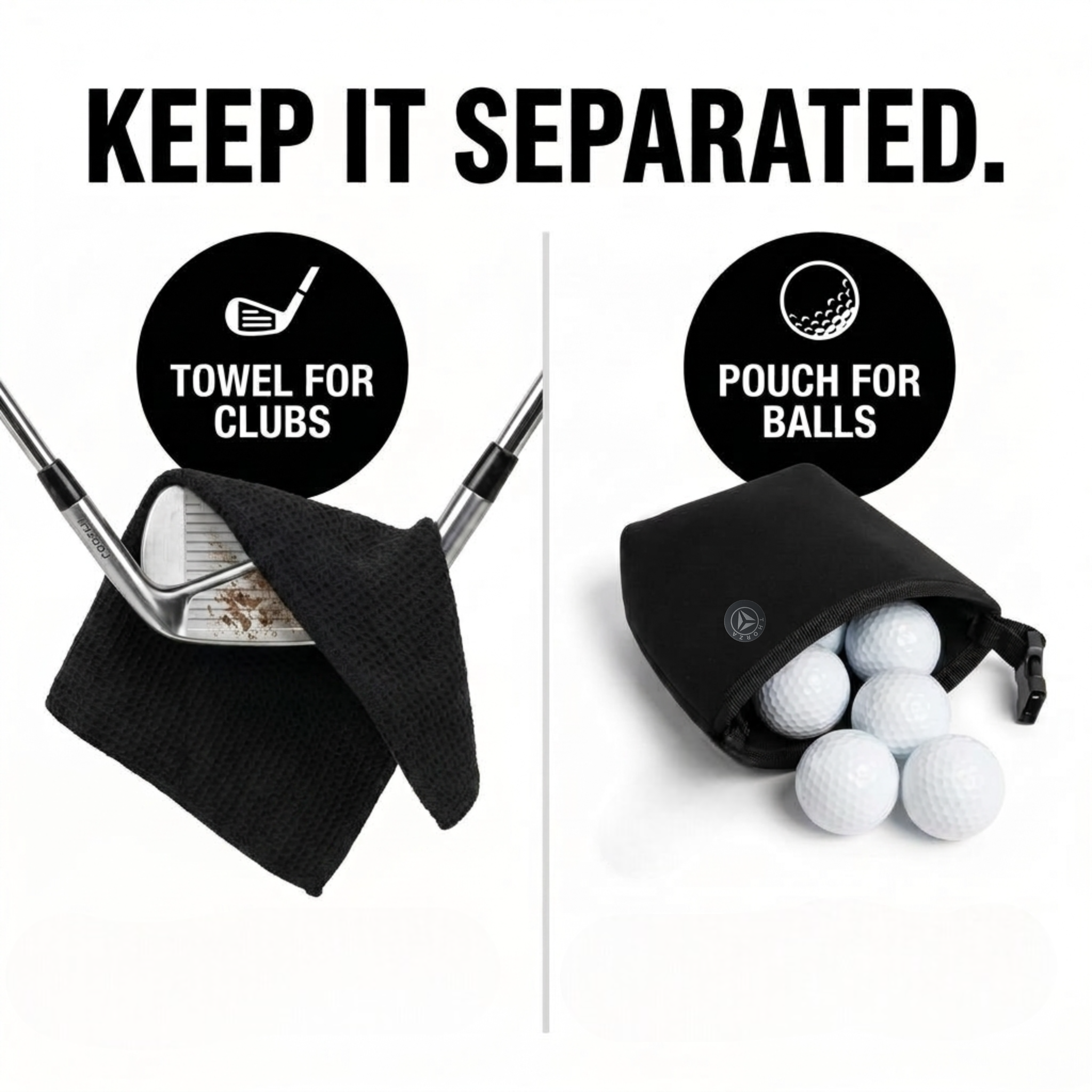 Thorza Premium Magnetic Golf Towel