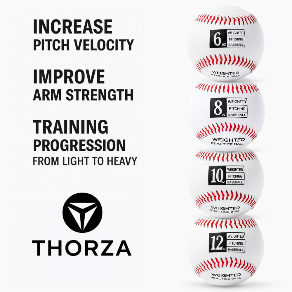 Thorza Weighted Baseballs for Pitching & Throwing Training