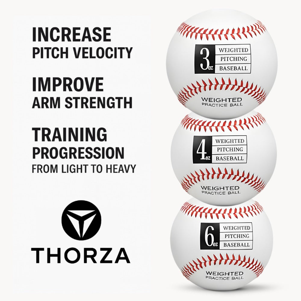 Thorza Weighted Baseballs for Throwing