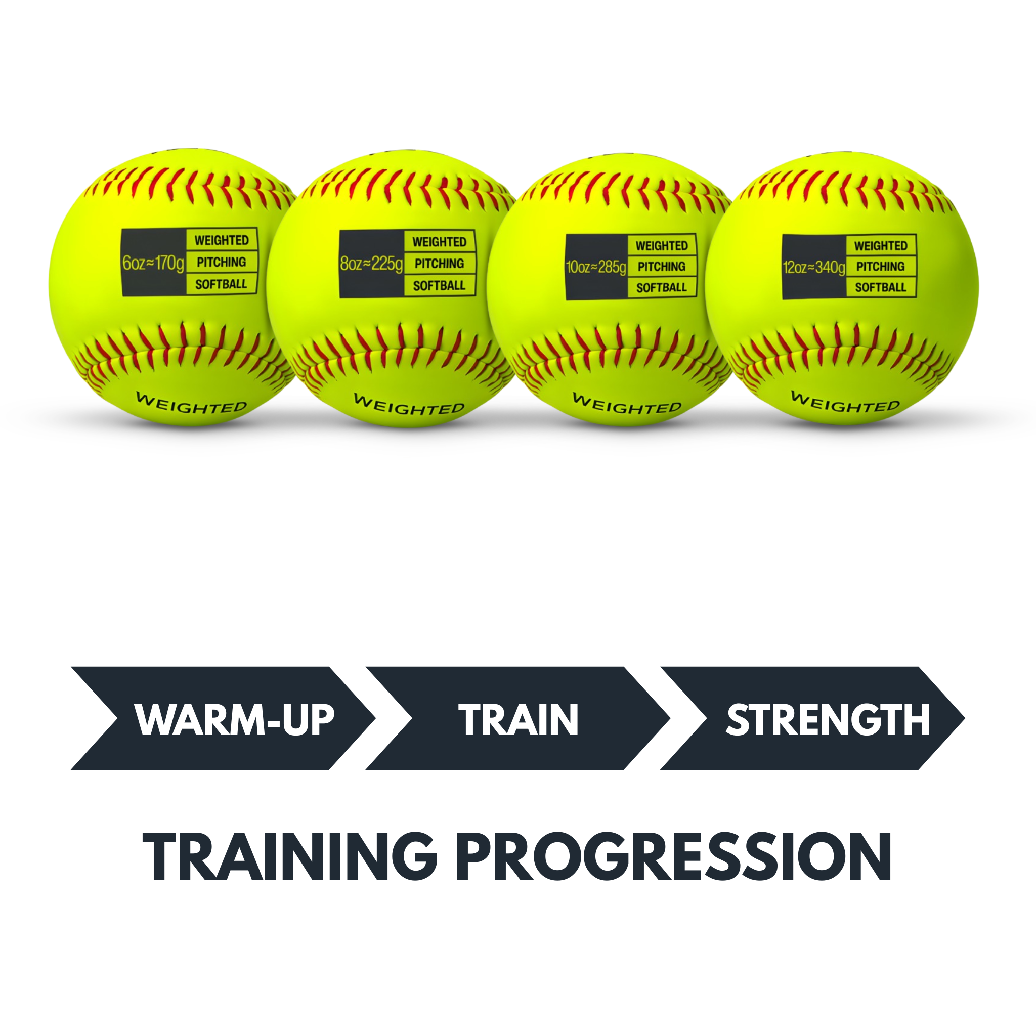 Thorza 12" Weighted Training Softballs