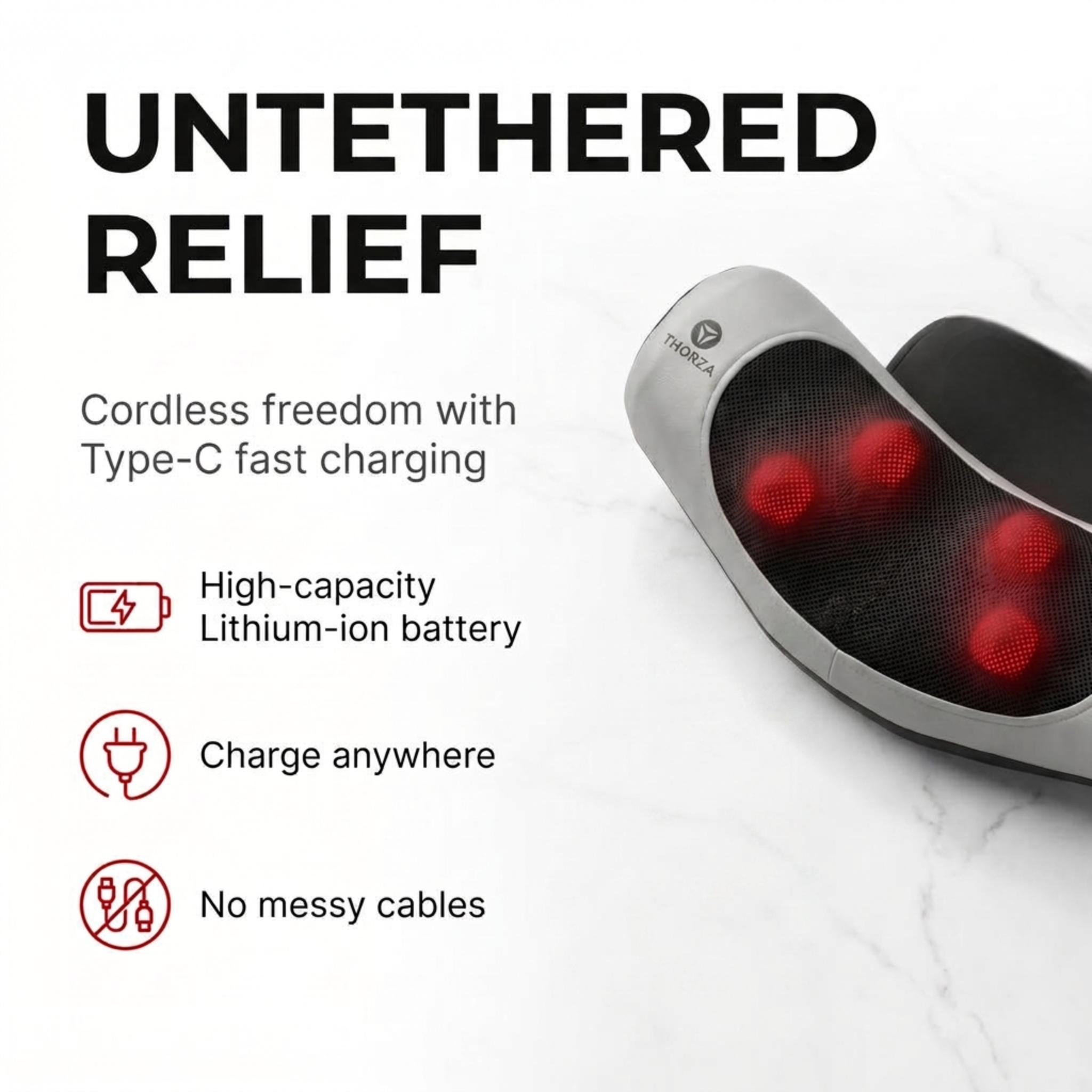 3-in-1 Neck, Shoulder & Upper Back Massager