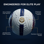 Thorza Pro Series Soccer Ball Size 5 with Pump Kit
