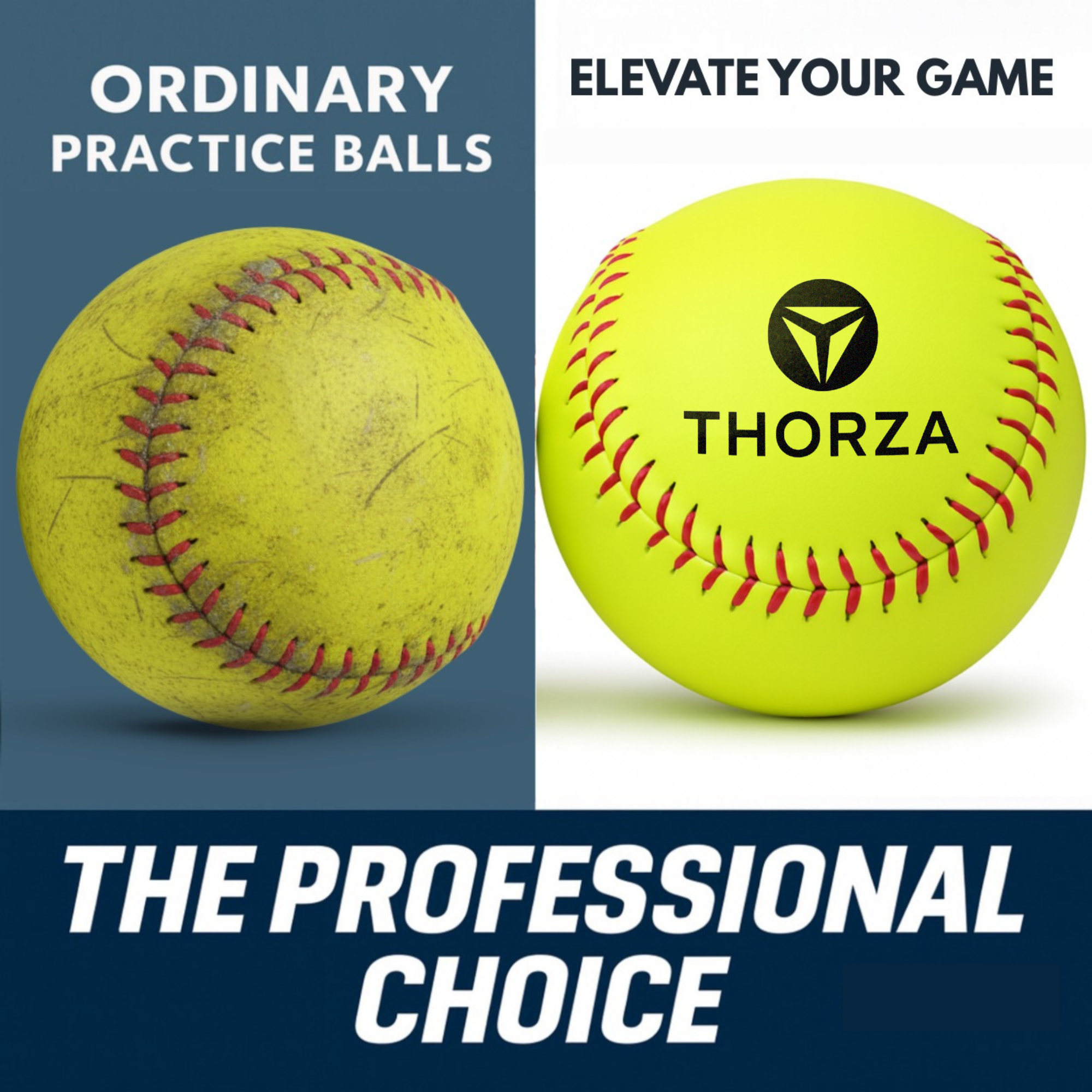 Thorza 12" Weighted Training Softballs