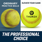 Thorza 12" Weighted Training Softballs Set of 4 (6, 8, 10 & 12 oz)