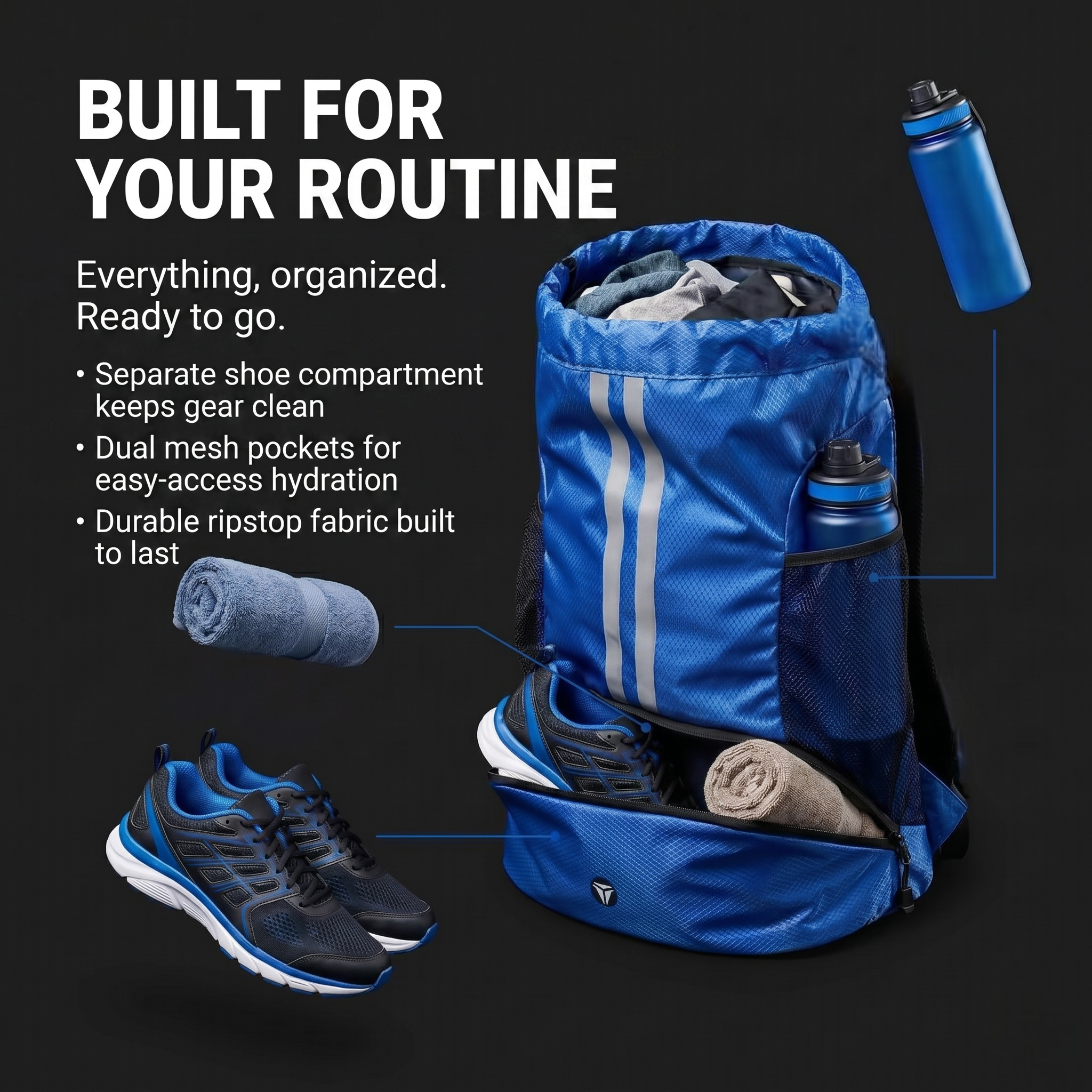 Thorza Drawstring Backpack