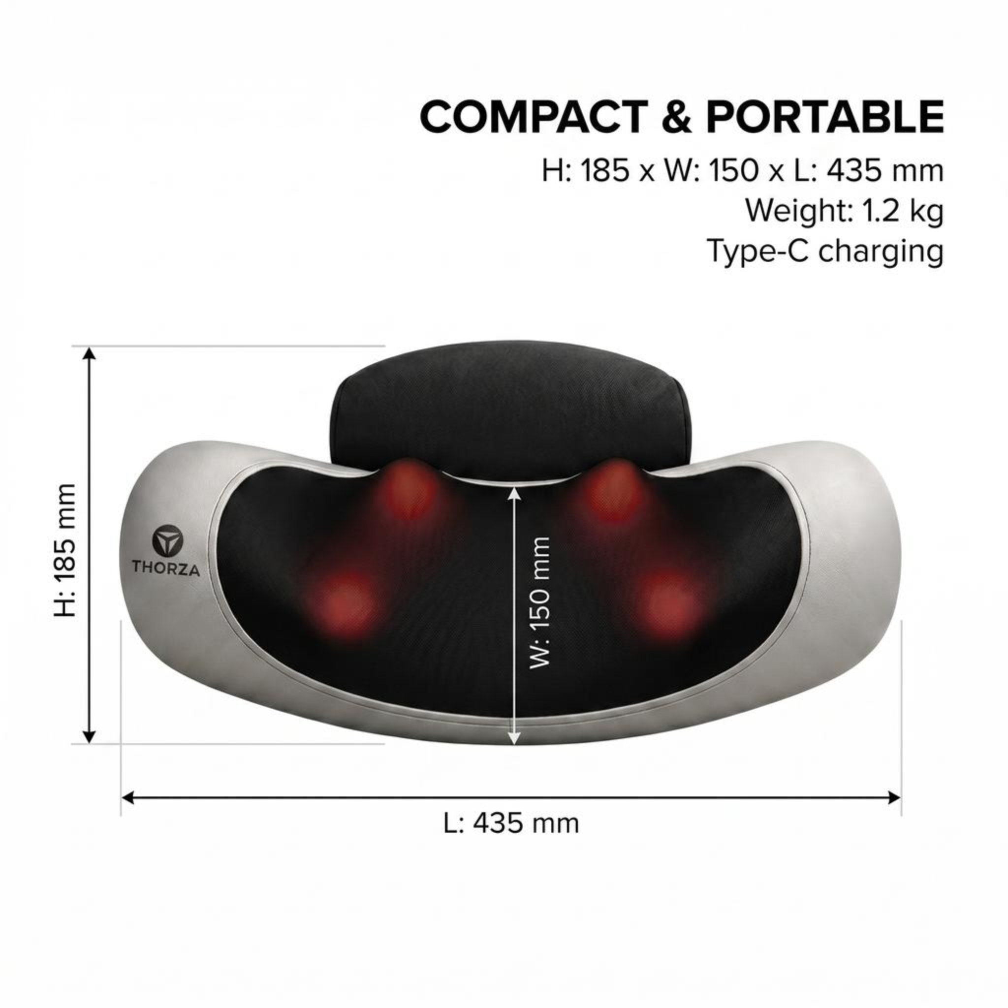 3-in-1 Neck, Shoulder & Upper Back Massager