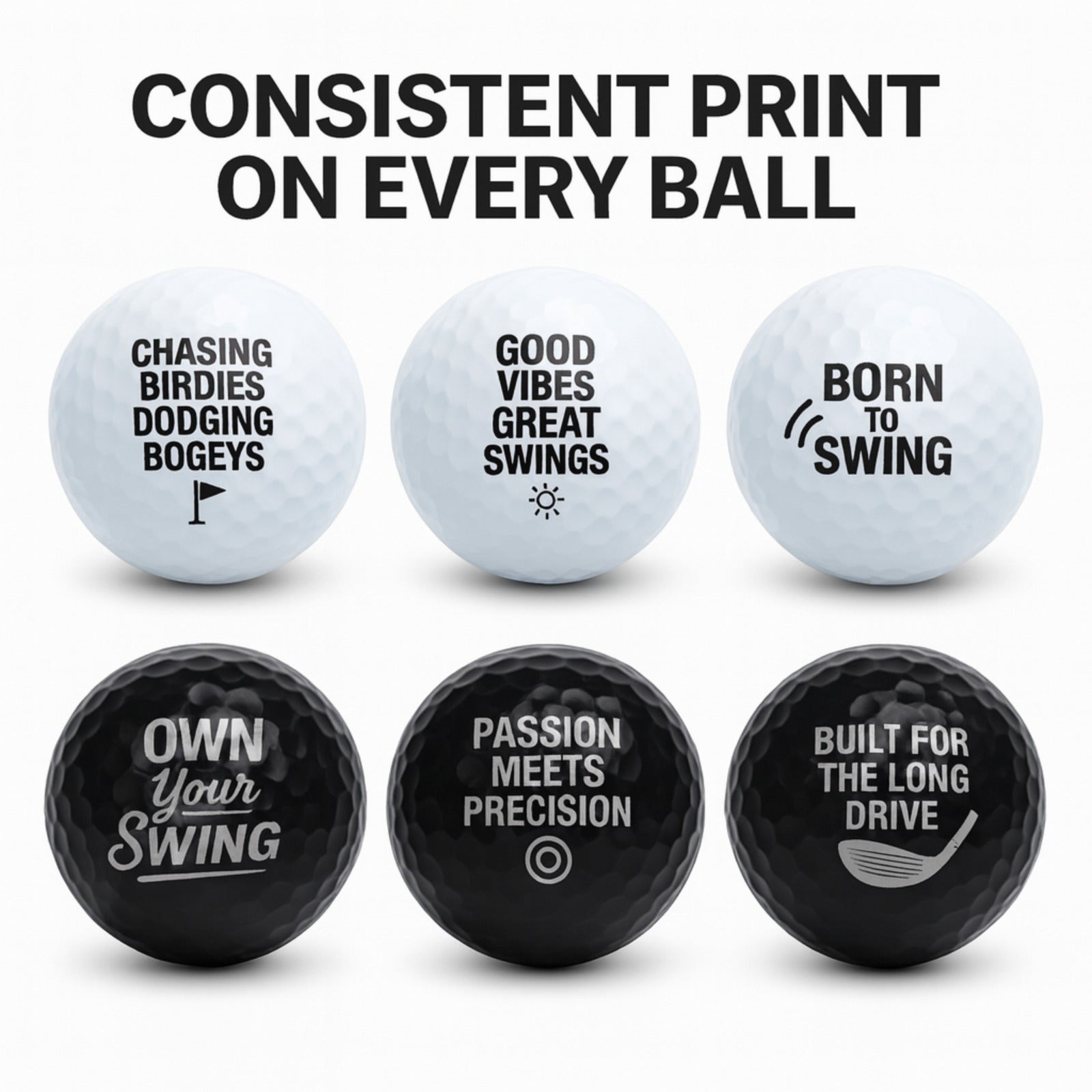 Thorza Inspirational Golf Balls