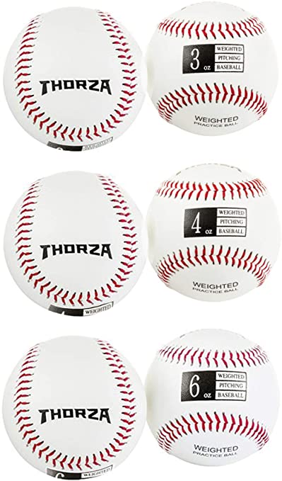 Thorza Weighted Baseballs (Set of 3)